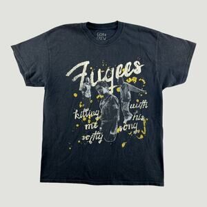 GOAT Crew Figgies Graphic T-Shirt Medium Black Distressed Streetwear Tee